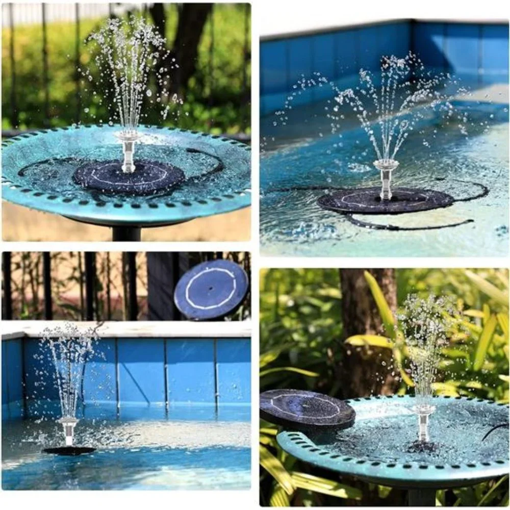 3.5W Solar Fountain Pump for Water Feature Outdoor DIY Solar Bird Bath Fountain